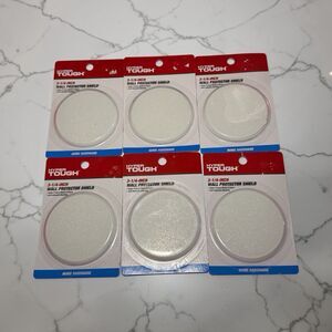 Hyper Tough Door Knob Wall Protector Shield 3 1/4 Diameter‎ Lot Of 6